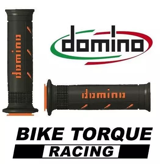 Suzuki RG250 schwarz & orange Domino XM2 Super SoftHandle Bar Griffe