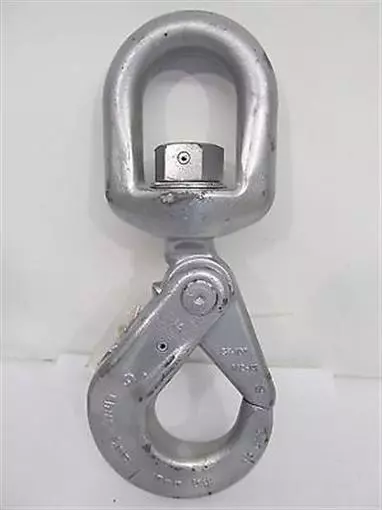 Crosby 1004331, S-1326, 1/2", Grade 100 Shur-Loc Swivel Hook