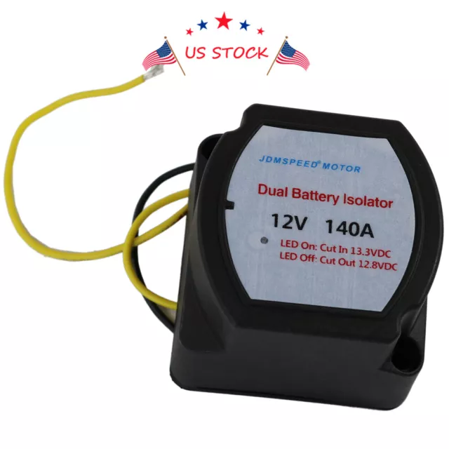 SMART DUAL BATTERY Isolator Voltage Sensitive Relay (VSR) Pro 140 Amp