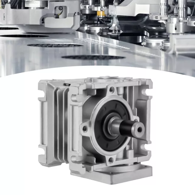 Worm Gear Gearbox Speed Reducer Ratio 10 :1 NMRV-030 For Stepper Motor Low Noise