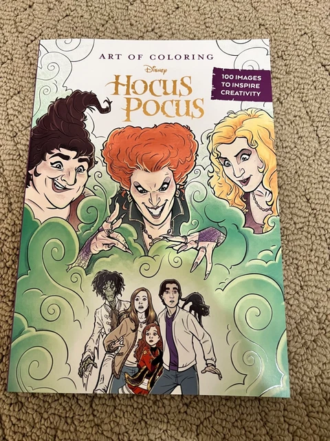Winefred LIVRE D'ART DE coloriage Hocus Pocus Disney neuf Sanderson Sisters ...