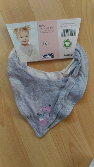NEU! 2 STÜCK Lätzchen Sabbertuch Dreieckstuch Baby Mädchen