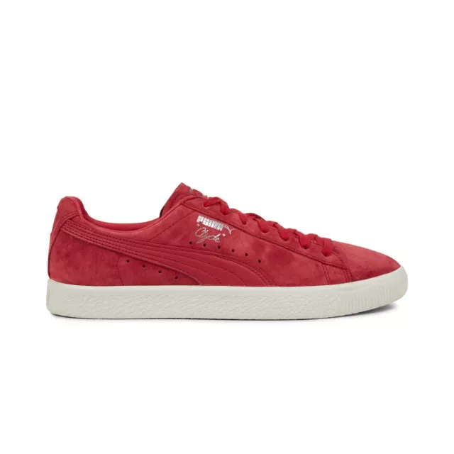 PUMA CLYDE NORMCORE Chilli Pepper Red Suede Fashion Retro Trainers
