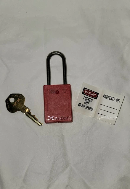 Masterlock S31Red LOTO Padlock