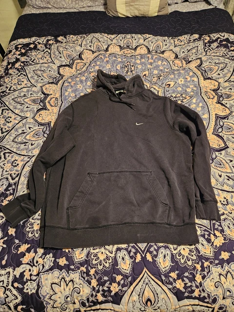 Nike Pullover Hoodie Sweatshirt, XXL - Black