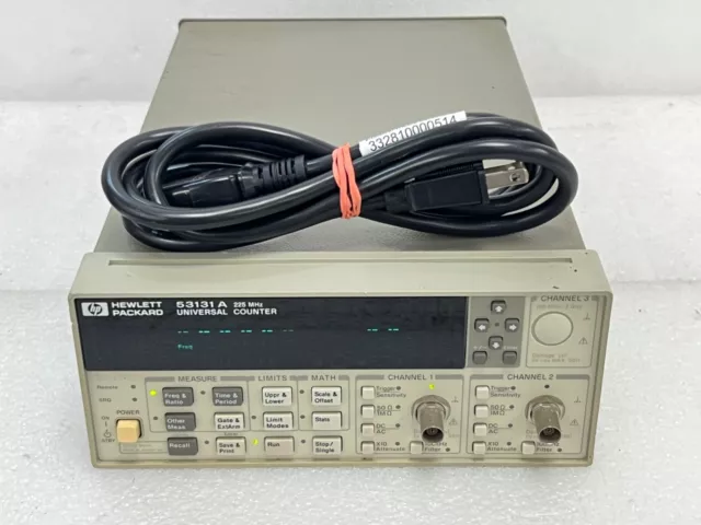 Hewlett Packard HP 53131A Universal Frequency Counter - Grey / Great Condition