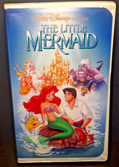COUVERTURE CONTROVERSÉE THE Little Mermaid épuisée, rare 1ère étiquette  (Disney VHS) EUR 1.642,33 - PicClick FR