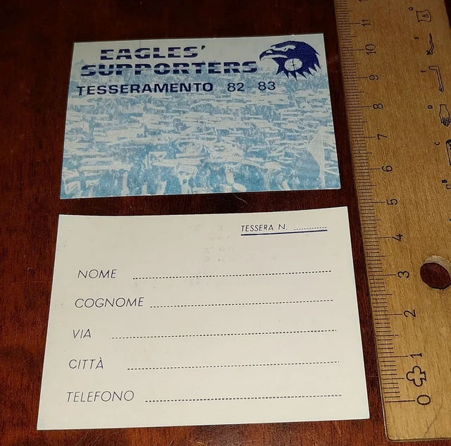 Foulard Supporters Ultras Lazio - Années 90 - Vernis Sur Satin - Fabriqué Italie
