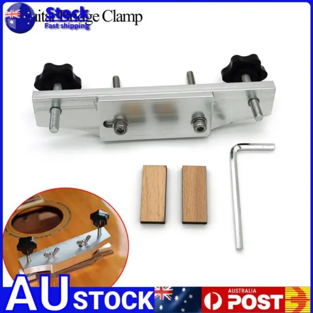 Acoustic Guitar Fixture Bonding Bridge Clamp Luthier Tools Set with Block Wrench