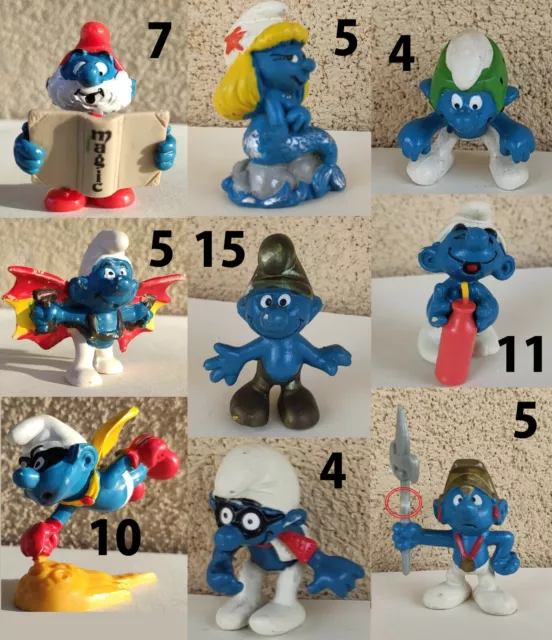 PUFFO VINTAGE PEYO SCHLEICH SUPER SMURFS SCHTROUMPFS  SCHLUMPF  SMURFS pitufos