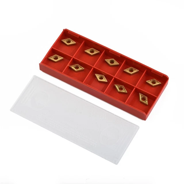 10 Inserts En Carbure DCMT070204 Pour Tournage - Qualité Professionnelle YBC251