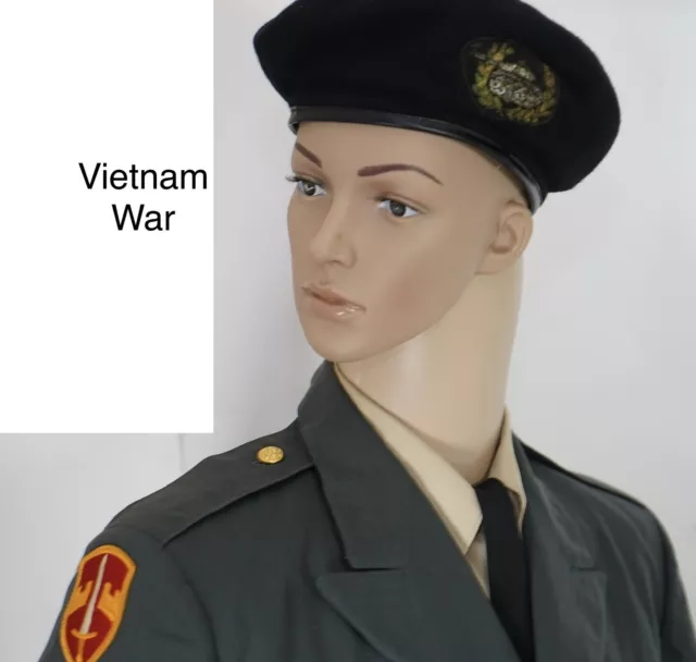 VIETNAM WAR US Army Officer’s Dress Uniform with Tankers Beret $1,100. ...