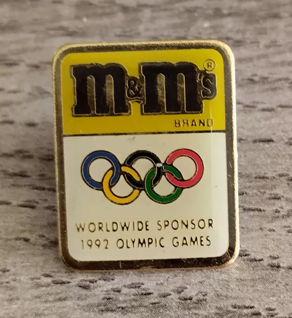 Pin's M&M's Worldwide Sponsor 1992 Olympic Games