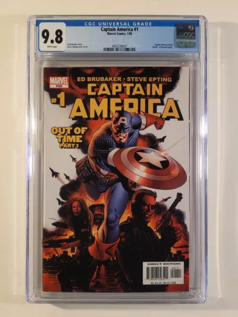 Captain America #1 CGC 9.8 Marvel Comics 2005