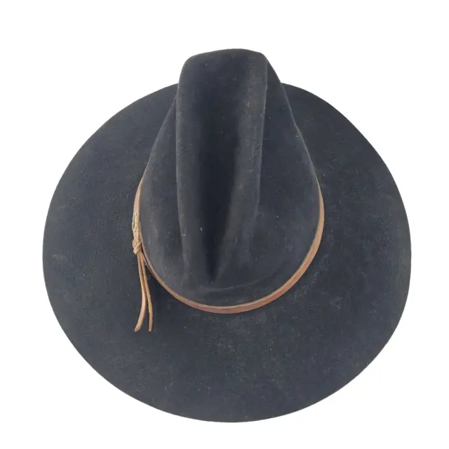 Resistol Cowboy Hat "The Roundup" Black 4X Beaver Rancher Rodeo Western