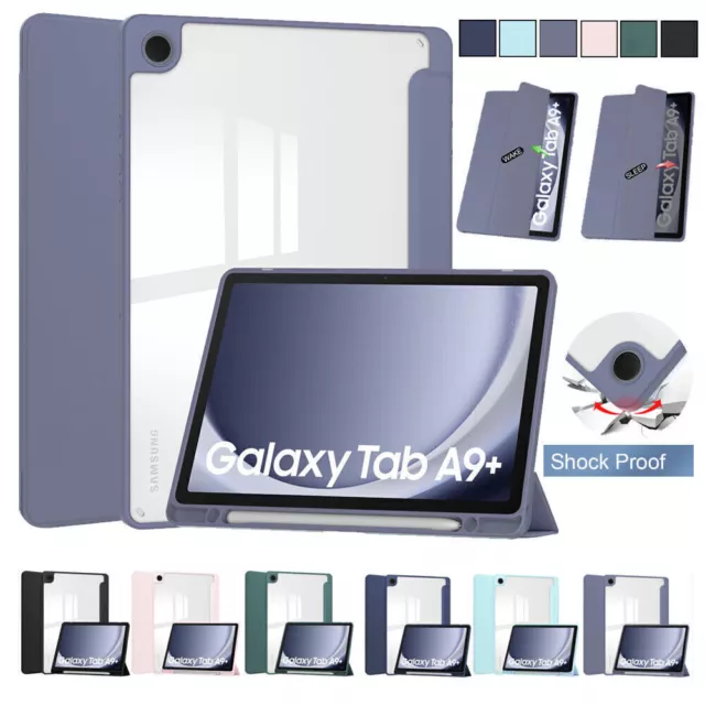 For Samsung Galaxy Tab A9 Plus SM-X210/X216/X218 Smart Leather Case Stand Cover
