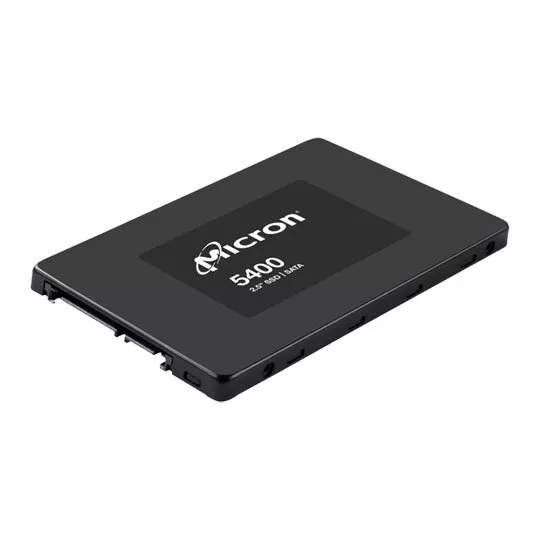 1.92TB Micron 5400 PRO 2.5" Enterprise SSD, SATA 3.0 (6Gb/s), 3D TLC NAND, 540MB