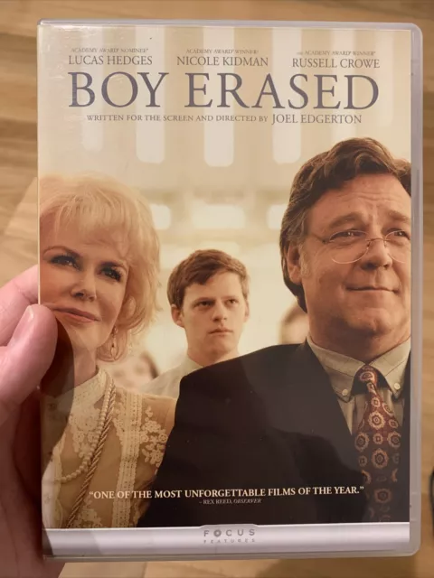 Boy Erased (DVD, 2018) Region 1