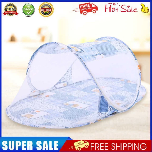 Baby Mosquito Net Foldable Crib Tent Sun Shelter Crib Netting for Newborn Infant