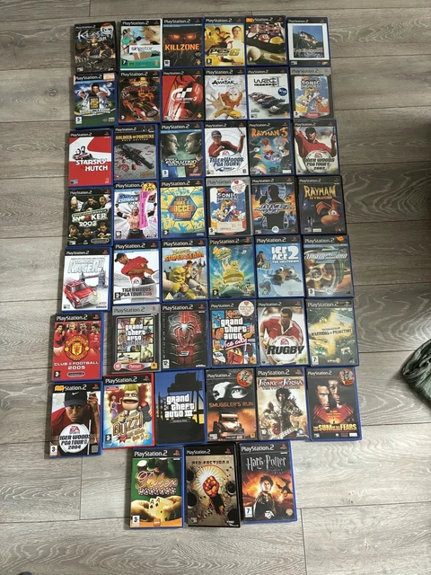PS2 PLAYSTATION 2 Games Bundle Joblot X45 - GTA - Sonic - Spiderman £45 ...