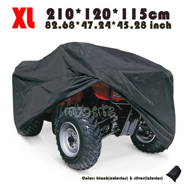 ATV Quad XL Cover Fit For Yamaha Banshee Bear Tracker Bruin Kodiak YFZ YFM