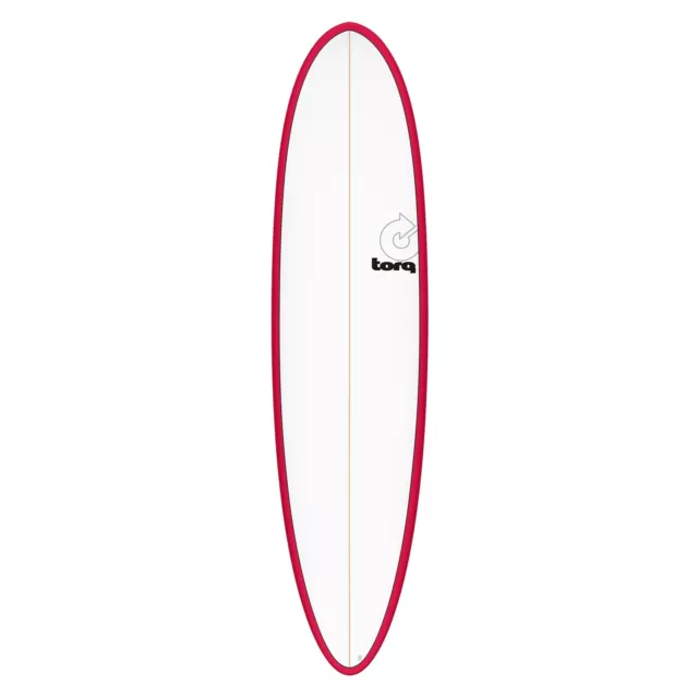 Planche de Surf torq epoxy tet 7.6 funboard Rouge rail Mini malibu