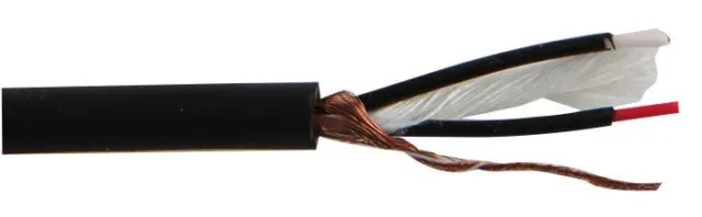 PRO POWER - Balanced Microphone Cable OFC 26AWG Black 100m Reel