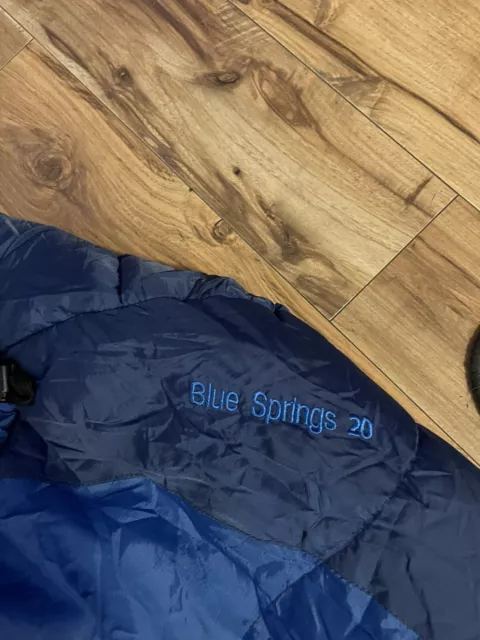 ALPS Mountaineering Blue Spring 20 Sleeping Bag, Mummy, Size Regular, Stuff Sack