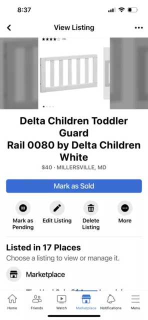 Delta Children Guard Rail 0080 By Delta Children White