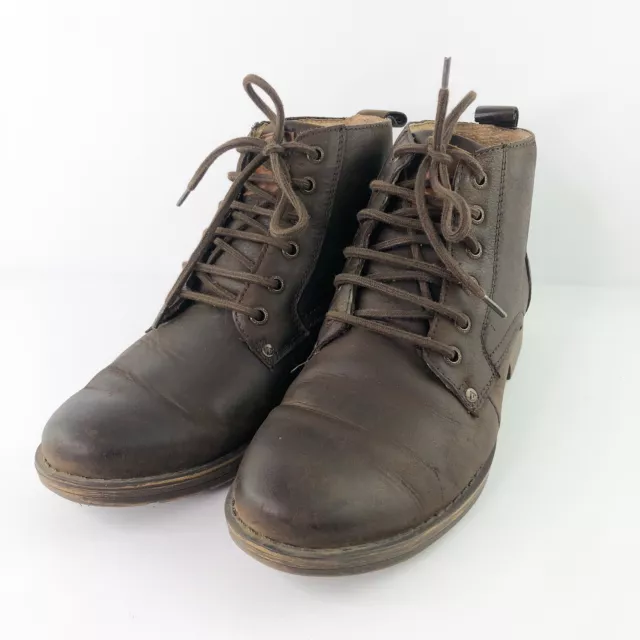 Colorado Men’s Brown Leather Lowry Lace Up Boots Size US 8 AU 8 UK 7