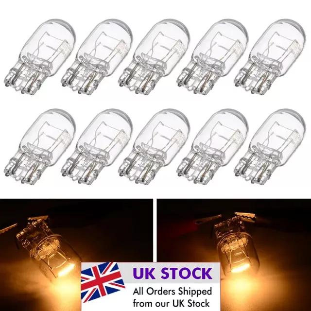 10 X T20, 7443, 580 12V 21/5W Large Capless Wedge 380W Tail Brake Light Bulb