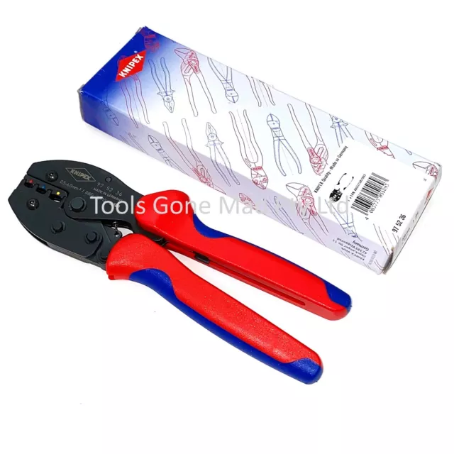 KNIPEX PreciForce Crimping Pliers Crimpers Insulated Terminals Connectors 975236