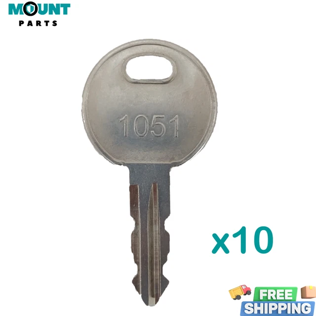 10 Key For Thwaites Trimark Lucas Plant Dumper Key OEM T104634 1051 KS101