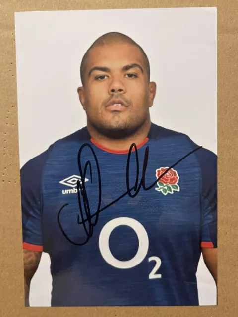 Kyle Sinckler - England Rugby Signed 6x4 Photo