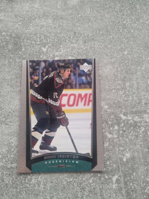 NHL Player Card Saison 1998/1999 Phoenix Coyotes Brad Ibister