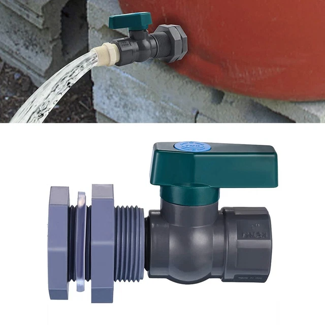 1 INCH PVC Spigot Fittings with Ball Valve Resistant to Fading and