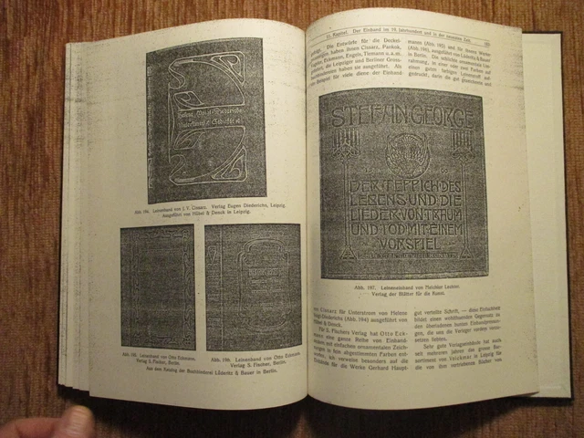 Loubier DER BUCHEINBAND 1904 Bibliophilie EINBANDKUNST Buchbinder HANDEINBAND 24