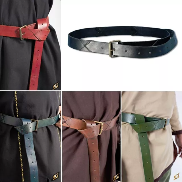 Quality Leather Tunic X-Belt. Perfect For Stage Costume & LARP In 5 Colours