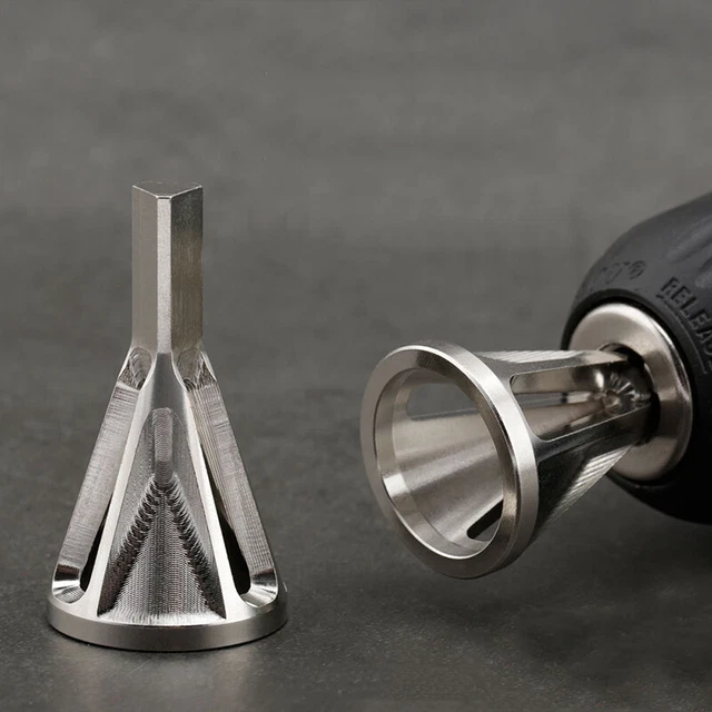 Deburring External Chamfer Tool Stainless Steel Remove Burr for Drill Bit TD