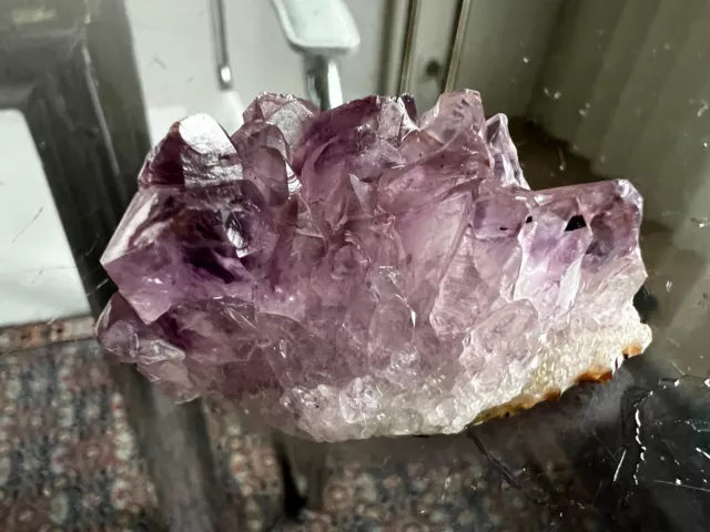 AMETHYST,ich löse meine Sammlung auf,68 Gramm,Vitrinenstück,Amethyst-Druse