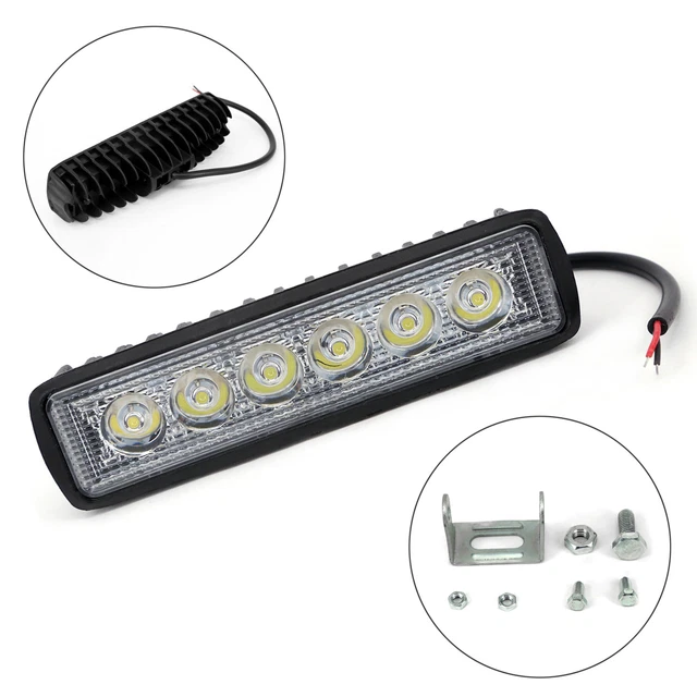 18W LED Jour Course Spot Léger Travail Brouillard Tout-Terrain SUV 4WD Auto Neuf