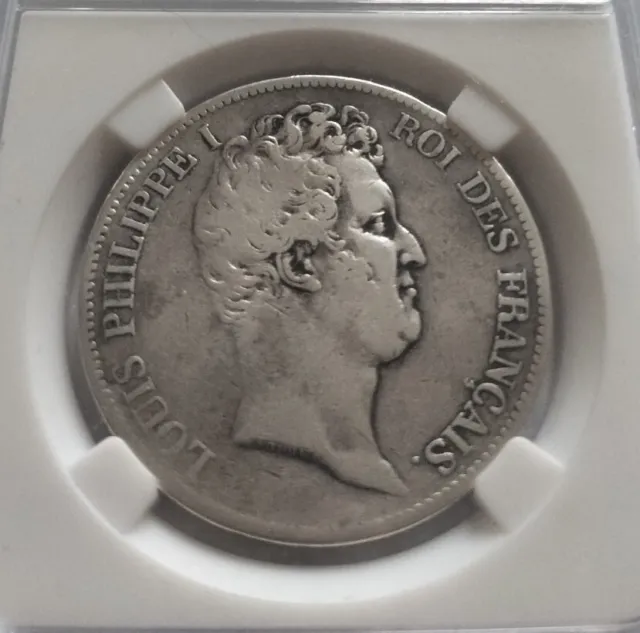 R2, France, Louis-Philippe, 5 Francs, 1830 T, Nantes, TB, Argent Côte 100€