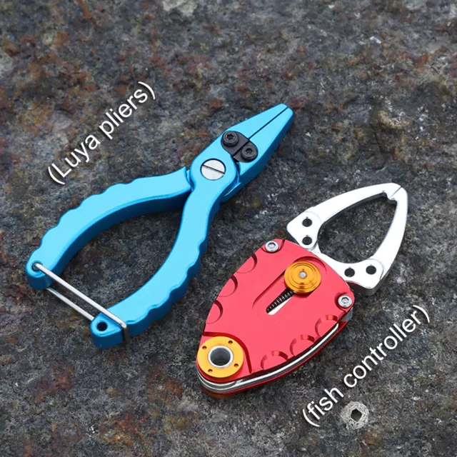 Aluminum Alloy Fish Lip Grabber Angling Fishing Pliers Mini Fishing Accessories 3