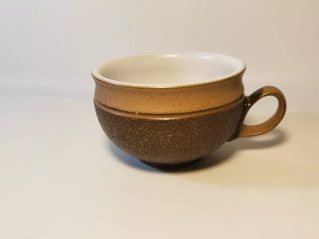 Vtg Denby Cotswold Brown Ironstone Textured Tea Coffee Cup 6oz. Replacement