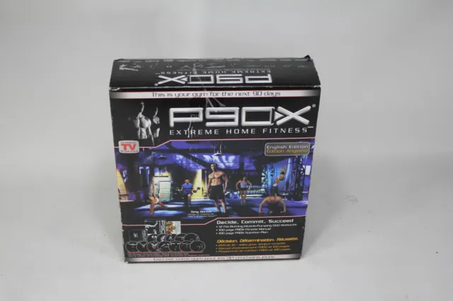 P90X Extreme Home Fitness 12 Dvd Set And Books Fit-01110407