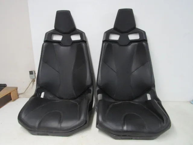 21 Can-Am Maverick X3 Xrs Max Turbo Rr Seats Pair Right Left Frame Pads Oem 1#Js