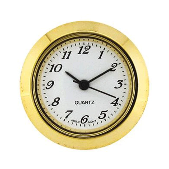 NEW MINI QUARTZ Clock Movement Insert, Arabic Numerals 55 mm Ø Bezel