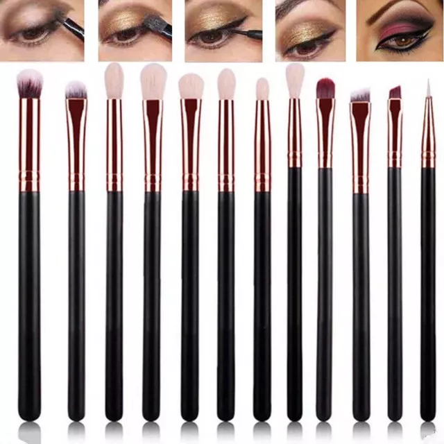 12Pcs*Eye Shadow Kits Foundation Brush Make Up Cosmetic Brush Professional UKYQ