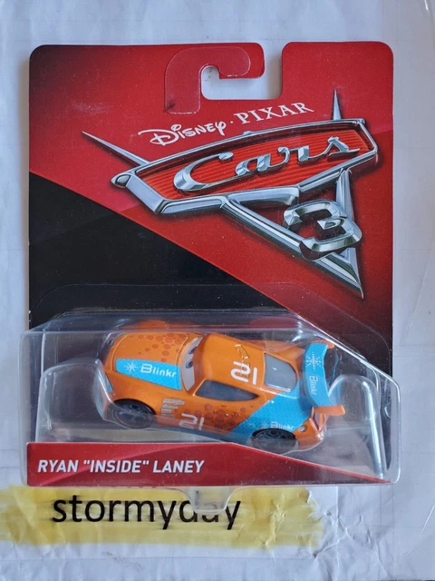 DISNEY PIXAR CARS RYAN INSIDE LANEY BLINKR race car New Gen