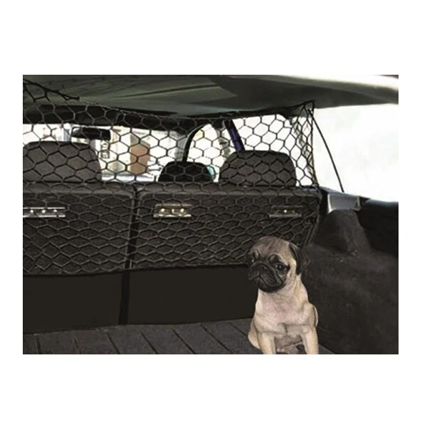 Barriera Auto Per Cani 115x62cm - Divisorio Rete Regolabile Per SUV E Auto Piccole